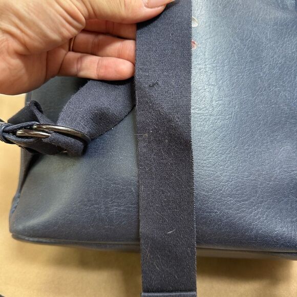 Matt & Nat Vegan Leather Backpack - Navy Blue - Picture 6 of 16